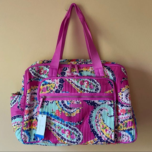 Vera Bradley Handbags - Vera Bradley Iconic Deluxe Weekender Travel Bag